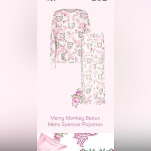 LIMITED EDITION ROLLER RABBIT LOVE SHACK FANCY PAJAMAS